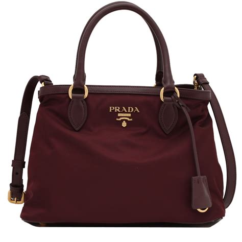 prada nylon satchel bag